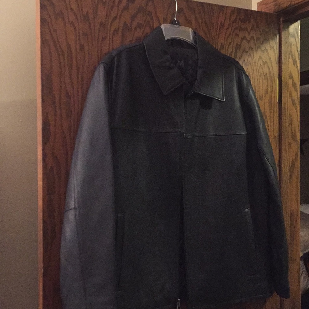 Men’s Leather Coat